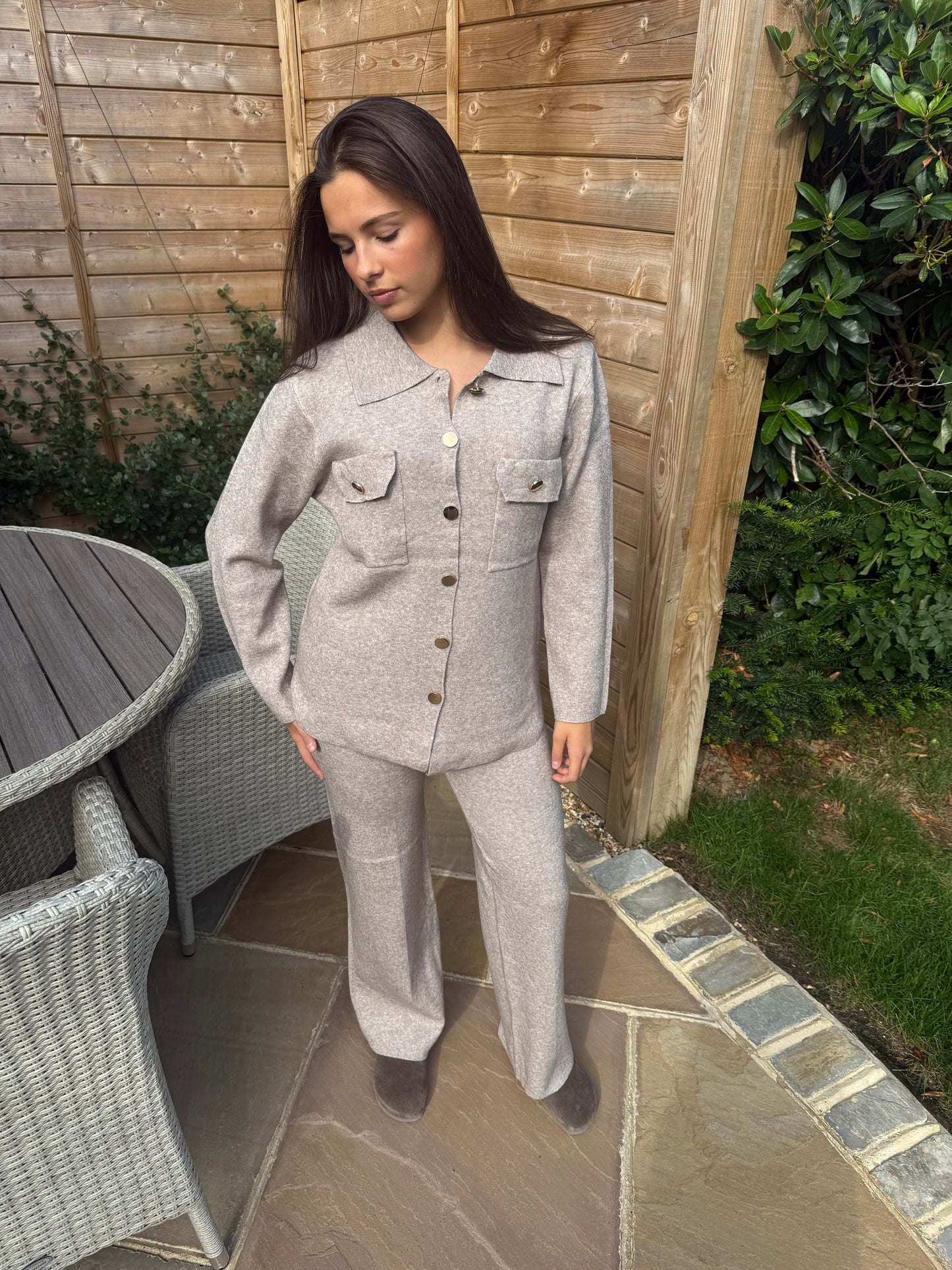 Button Up Knit Loungeset (3 colours)