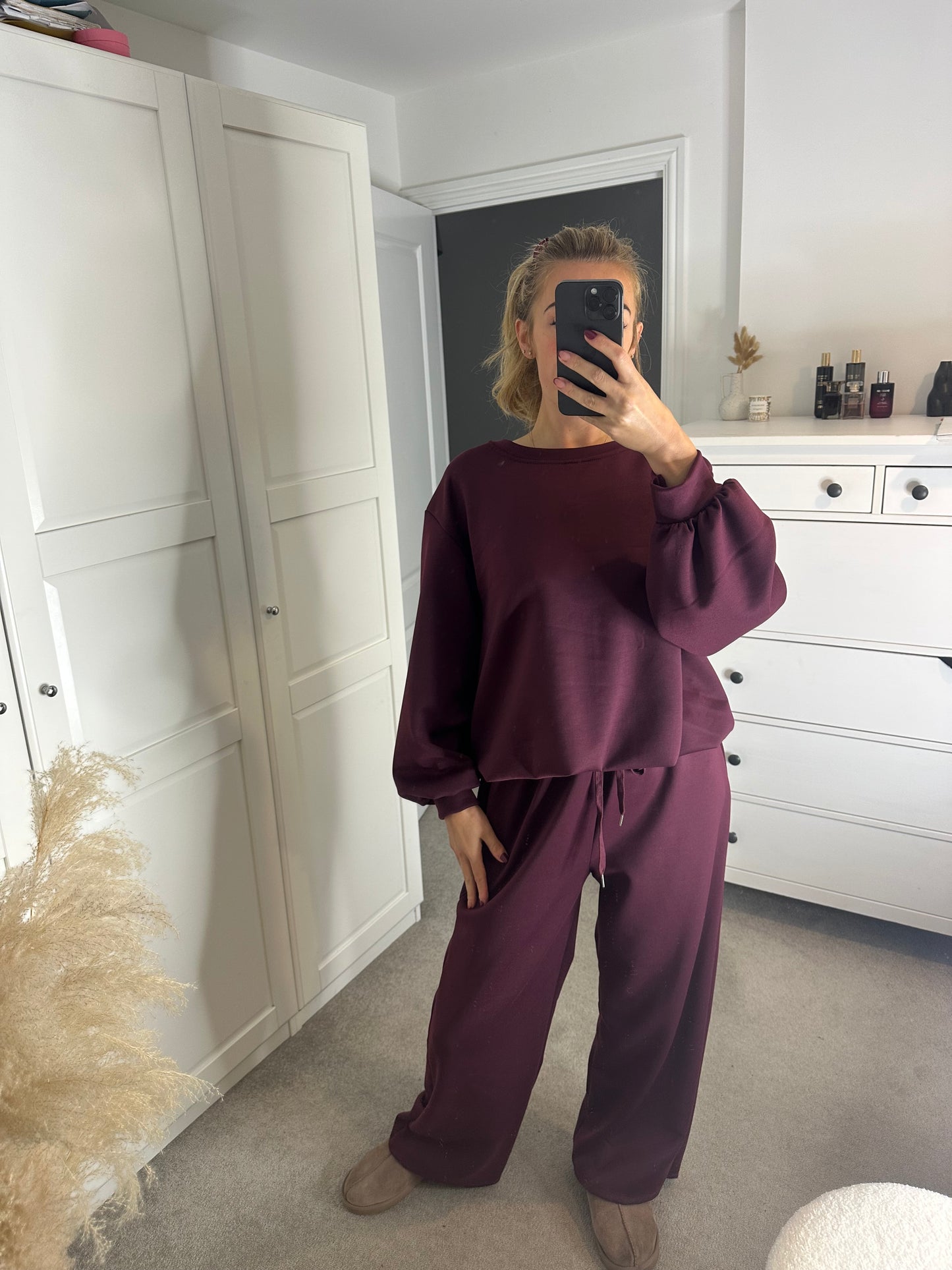 Basic Jumper Straight Leg Jogger Set (All Colours)