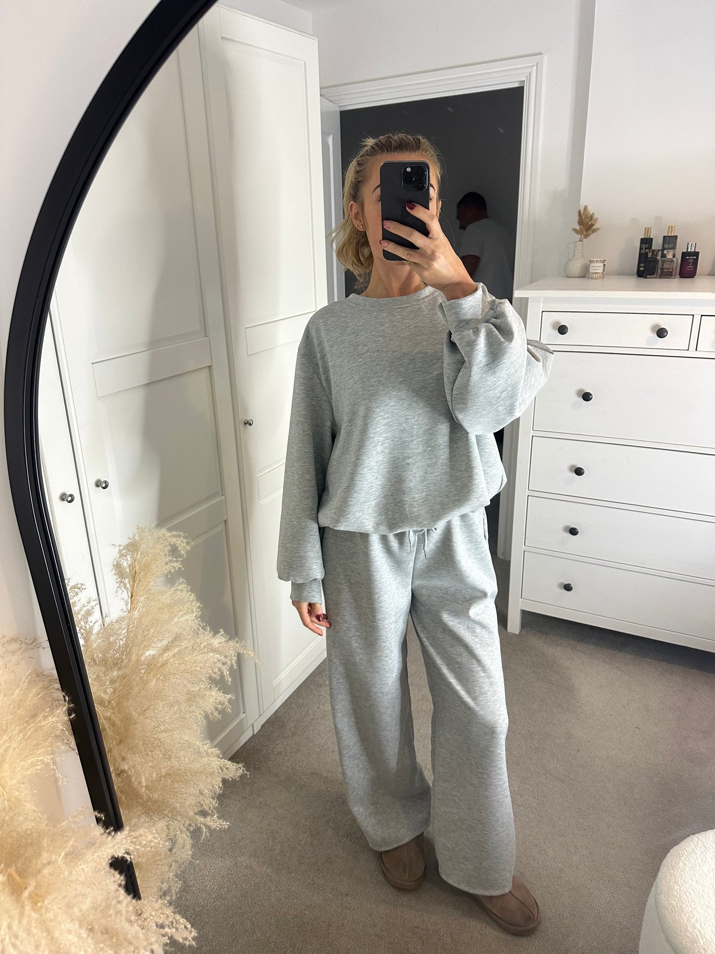 Basic Jumper Straight Leg Jogger Set (All Colours)