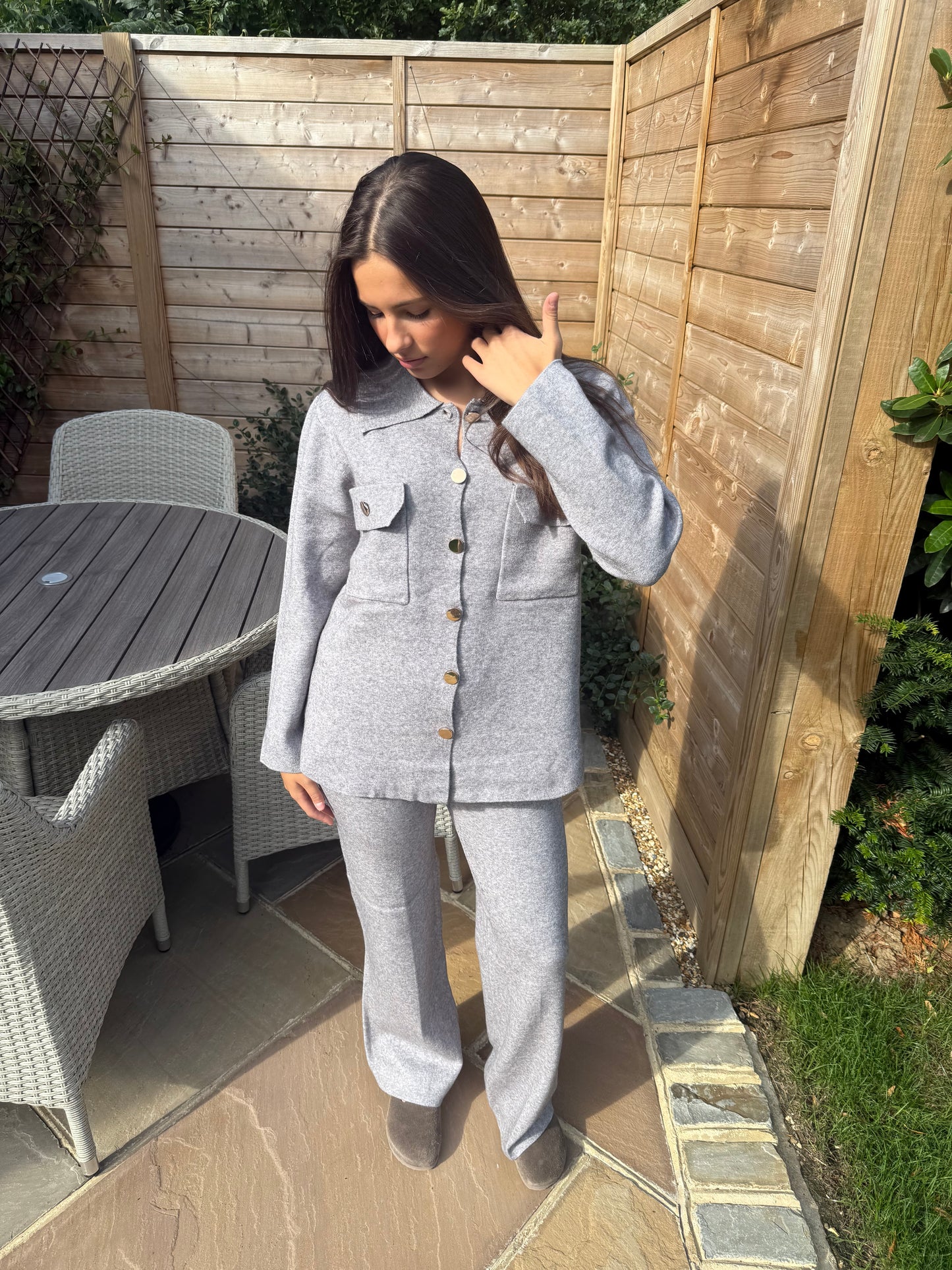 Button Up Knit Loungeset (3 colours)